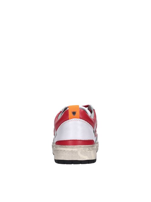 Sneakers in pelle HTC | STARLIGHT VINTAGE LOWBIANCO-ROSSO
